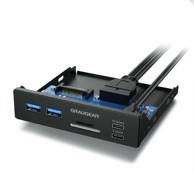 GRAUGEAR USB hub za kućište G-MP01CR, čitač kartica