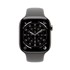 APPLE Pametni sat Watch Series 11 GPS + Cellular, titanijsko kućište 46 mm, prirodna, sivi sportski remen S/M