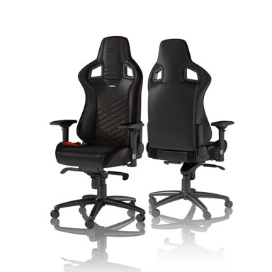 NOBLECHAIRS Gaming stolica EPIC, crno-crvena, NBL-PU-RED-002