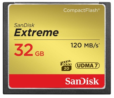 SANDISK Memorijska kartica CompactFlash Extreme, 32 GB, VPG-20 (SDCFXSB-032G-G46)