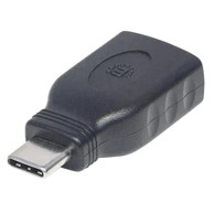 MANHATTAN Adapter, USB-C (M) na USB-A 3.1 (Ž), crni