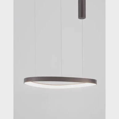 NOVA LUCE Visilica Esteva LED 47 W, 3000 K, 3340 lm, dimm, IP20 NL9053553, smeđa