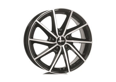 ALUTEC Aluminijska felga 6,5×16 5/114,3 ET38 (67,1) singa crna sprijeda polirana SIN65638MO13-1