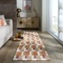 FLAIR RUGS Narančasta/u prirodnoj boji staza 60x230 cm Riley Block Geo 