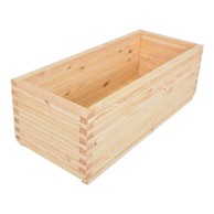 ROJAPLAST Drvena tegla za cvijeće 120 cm, drvo, prirodna
