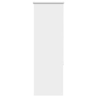 Rolo zavjesa blackout 45x130 cm širina tkanine 40,7 cm bijela