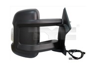 TYC Retrovizor Fiat Ducato 06-14, lijevi, električni, grijani, duga ruka, senzor temp,. Žmigavac, W16W, 10 pinova, Jumper/Boxer