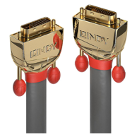 LINDY DVI-D kabel 36207, 15 m, sivi