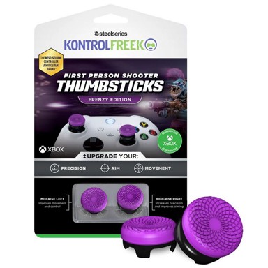 STEELSERIES Set palica za palac FPS Frenzy XBX 6100-XBX, ljubičasta/crna