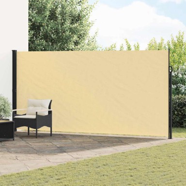 Retraktabilna bočna tenda, 200 x 600 cm, poliester, pijesak