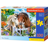 CASTORLAND Puzzle B-111121, 100 kom., životinje