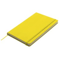 KIEL Notes 13 × 21 cm, čisti, 95 listova, s gumicom, žuti