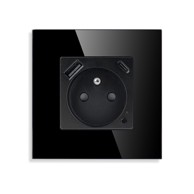 BOT Pametna WiFi utičnica SP2 s USB-om crne boje