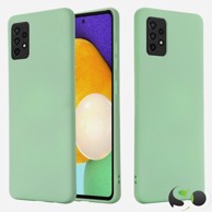 HQ Premium Quality Protuklizna silikonska maskica za Samsung A52 Mat Zelena