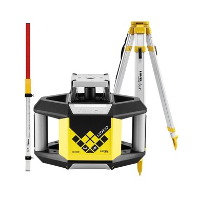 NIVEL SYSTEM NL300R Digitalni rotacijski crveni laserski nivelir set + letva LS-24 + stativ SJJ1