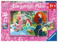 RAVENSBURGER Puzzle u svijetu Disney princeza 2x12kom