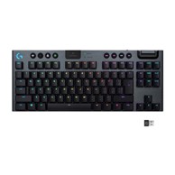 LOGITECH Tipkovnica Gaming G915 Lightspeed TKL Tenkeyless Tactile, RGB crna, mehanička, bežična, UK Layout, USB