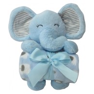 FREE 2 PLAY Plišana igračka s dekicom, slon