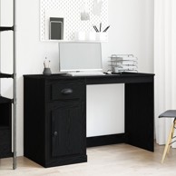 Stol s pohranom Crni hrast 50x115x75 cm Obrađeno drvo