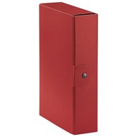 ESSELTE Mapa s gumbom A4 Eurobox hrbat 80 mm C2816 crvena