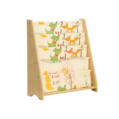 SONGMICS Dječji knjižni regal, 67 x 74 x 26,5 cm, šareni
