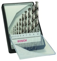 BOSCH 10-dijelni komplet svrdala za metal Robust Line HSS-G, 135°