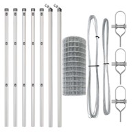 Euro ograda s 13 postova 0. 4x25 m, galvanizirani čelik