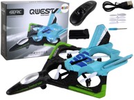 Borbeni avion na daljinsko upravljanje, plavi