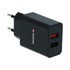 SWISSTEN Punjač AC220, 2XUSB, Qualcomm 3.0 + USB, 23W, crni