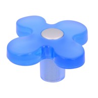 SIRO Ručka za namještaj okrugla plava aluminij 50sn