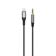 DUDAO AUDIO kabel Lightning / 3,5 mm mini jack, siva