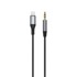 DUDAO AUDIO kabel Lightning / 3,5 mm mini jack, siva