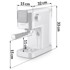BERDSEN Aparat za espresso BD-770, 20 bar, srebrni