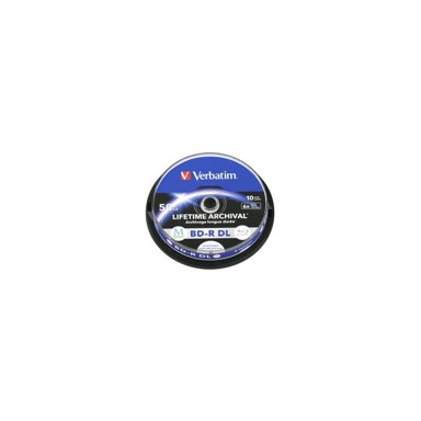 VERBATIM Medij za pohranu M-Disc Lifetime Archival BD-R DL, 50GB  6x, Inkjet Printable, 10 kom,  spindle