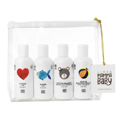 LINEA MAMMABABY Set 4 proizvoda + torbica, putno pakiranje