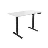 WHITE SHARK Gaming stol Axiom, električno podesiv, 120x60x71–116 cm, bijeli