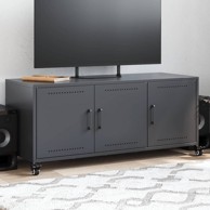 TV ormarić antracit 100,5 x 39 x 43,5 cm hladno valjani čelik