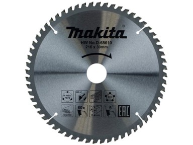 MAKITA List pile TCT D-65610, 216 x 30 mm, 60T