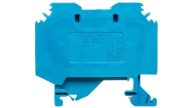 WAGO 2-Žilni konektor za šinu 16 mm² 283-104, plavi