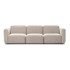 KAVE HOME Bež sofa 263 cm Neom, 263x89x78 cm