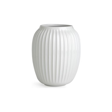 KÄHLER DESIGN Vaza bijela kamena Hammershoi, visina 20 cm