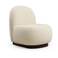 ARTIE Bijela fotelja Tina, 74x85x75 cm