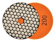Polirni disk za suho brušenje kamenine, 100 mm, P200