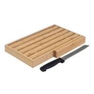 CASA SELECCIÓN Daska za rezanje s priborom od bambusa 22x35,5 cm