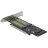 DELOCK PCIe x16 kartica, 2x M.2 Key B + 1x mSATA