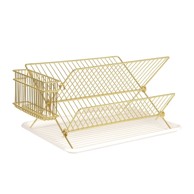 Nepoznati brand Ocijeđivač posuđa u zlatnoj boji Present Time Rack