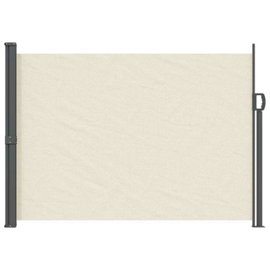 Retraktabilna bočna tenda, 160 cm, 100% poliester, željezo i čelik, krem