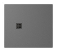 POLYSAN Tuš kada TRENECA pravokutna 100x90 cm, siva mat