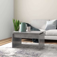 Stolić za kavu, boja betona, 68 x 50 x 38 cm, konstruirano drvo, beton siva