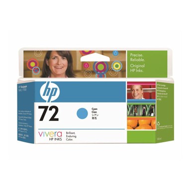 HP Tinta 72 VIVERA ORIGINAL, cyan